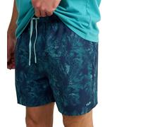 HUK Men's Pursuit Volley Pattern, Quick-Dry Shorts Casual, Naval Academy, Medium