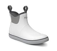 HUK Men's Rogue Wave Fishing and Deck Boots Wellington Boots, Solid white, 13.5 UK