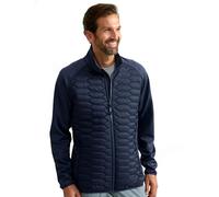 HUK Men's Scale Hybrid, DWR Performance Fishing Jacket, Naval Academy, M