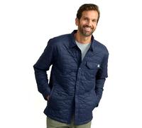 HUK Men's Scale Shacket, DWR Insulated Performance Fishing Shirt Jacket, Naval Academy