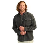HUK Men's Standard Cordoroy, Fishing Button Down Shirt, Volcanic Ash