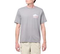 HUK Men's Standard Fishing Graphic Tee, Performance Short Sleeve, Quick-Dry, Bass Bones-Night Owl