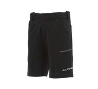 HUK Men's Standard Next Level Quick-Drying Performance Fishing Shorts, Black-10.5", Large