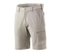 HUK Men's Standard Next Level Quick-Drying Performance Fishing Shorts, Bone-10.5", Small
