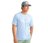 HUK Men's Standard Performance Fishing Logo Tee, Short Sleeve, Quick-Dry, Windsurfer