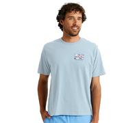 HUK Men's Standard Short Sleeve Performance, Fishing T-Shirt, Trophy Flag Tee-Ice Water