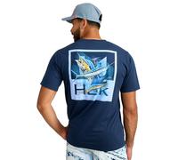HUK Men's Standard Short Sleeve Performance Tee, Fishing T-Shirt, KC Americana-Naval Academy