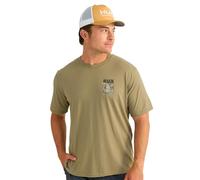 HUK Men's Standard Short Sleeve Performance Tee, Fishing T-Shirt, Marlin On Ice-Overland Trek