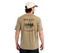 HUK Short Sleeve Performance Tee, Fishing T-Shirt for Men, Huk and Co - Overland Trek, Large