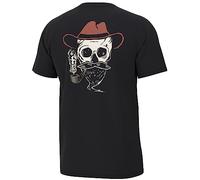 HUK Men's Short Sleeve Performance Tee, Fishing T-Shirt, Rodeo Skull - Black, Large