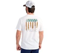 HUK Short Sleeve Performance Tee, Fishing T-Shirt for Men, Salute-White 2.0