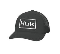HUK Youth Trucker Hat, Anti-Glare Snapback Fishing Hat for Kids Closure, Huk Logo - Black, One Size Fits All