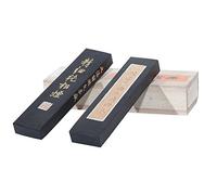 Hukaiwen Ink Block Handmade Refined Pine Soot Ink Stick for Chinese Japanese Calligraphy and Painting 31g