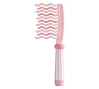 Huke Punch Comb for Curls | Curly Pbi | Double Row Wave Envelope | Barber Hair | Elegant Capillary Tools with Handle for Girls and Women-Pick