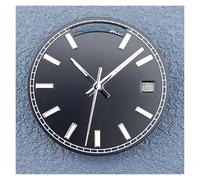HUKILU yaoqijie 28.5mm Dual Calendar c3 Super Blue Glow in The Dark Watch dial Fit 8285 Automatic Movement mounting dial Hand Parts Lasting(5030a)
