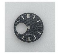 HUKILU yaoqijie 28.5MM Green Luminous NH34 Watch Dial Mechanical Watch Accessories Replacement Dials for NH38 Movements Lasting(Black)