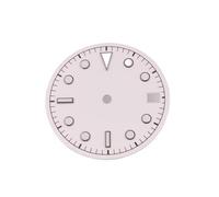 HUKILU yaoqijie 28.5MM Sterile Watch Dial Fit NH35 NH36 Movement Watch Accessories Green Luminous Lasting(B)