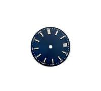 HUKILU yaoqijie 28.5mm Watch Dial for NH35 Movement BGW9 Blue Green Luminous Mechanical Watch Face Lasting(Dark Blue)
