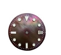 HUKILU yaoqijie 29mm Single Calendar c3 Super Green Glow in The Dark Watch dial for NH35 NH36 Automatic Movement mounting Watch dial Parts Lasting(WZ-N-207)
