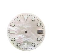 HUKILU yaoqijie 29mm Single Calendar c3 Super Green Glow in The Dark Watch dial for NH35 NH36 Automatic Movement mounting Watch dial Parts Lasting(WZ-N-205)