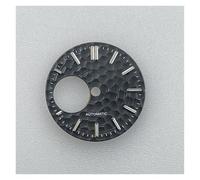 HUKILU yaoqijie NH34 Dial 28.5MM Green Luminous Watch Dial for NH34 NH38 Movement Mechanical Watch Accessories Lasting(Black)