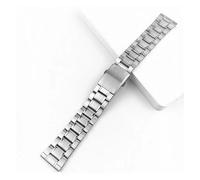 HUKILU yaoqijie Stainless Steel Watch Strap 12/14/16/18/20/22mm Watch Bracelet Band Silver Metal Watchband with Folding Clasp for Men Women lasting(22mm)