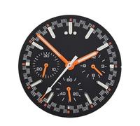 HUKILU yaoqijie VK63 Dial VK63 Panda Dial Custom Logo Chronograph Electronic Multifunctio Luminous Dial VK63 Hands Suitable for VK63 Movement Lasting(Combination-2)