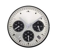 HUKILU yaoqijie VK63 Dial VK63 Panda Dial Custom Logo Chronograph Electronic Multifunctio Luminous Dial VK63 Hands Suitable for VK63 Movement Lasting(Combination-6)