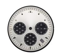 HUKILU yaoqijie VK63 Dial VK63 Panda Dial Custom Logo Chronograph Electronic Multifunctio Luminous Dial VK63 Hands Suitable for VK63 Movement Lasting(Dial-5)