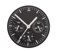 HUKILU yaoqijie VK63 Dial VK63 Panda Dial Custom Logo Chronograph Electronic Multifunctio Luminous Dial VK63 Hands Suitable for VK63 Movement Lasting(Combination-3)