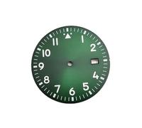 HUKILU yaoqijie Watch Accessories Pilot Dial Watch Face Green Luminous Suitable for NH35/36/4R Movement Lasting(Green)