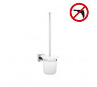 Hukk Wall mounted toilet brush, easy installation without drilling, Chrome (40248-00000-00)