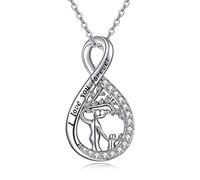 Hukkun Sterling Silver Tree of Life Necklace - Family Tree Jewellery Gift for Mum, Women, Daughter, Girls