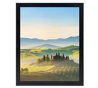 HUKONHEP 8.5x11 Black Picture Frames, Photos Frame with Plexiglass, Wall Gallery Photo Frames, Horizontal and Vertical for Wall Mounting, Home Office Decoration