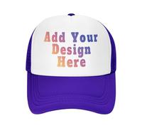 HUKQWX Personalised Baseball Cap for Men Women, Personalised Cap Trucker Hats Custom Dad Hats Hip Pop Cap Ball Hat Personalised Adjustable Denim Casquette Hat Baseball Cap Gifts, Design Your Own Hats