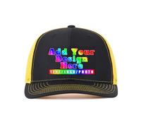 HUKQWX Personalised Baseball Cap for Men Women, Personalised Cap Trucker Hats Custom Dad Hats Hip Pop Cap Ball Hat Personalised Adjustable Denim Casquette Hat Baseball Cap Gifts, Design Your Own Hats