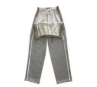 HUKSOSE Side Zipper Pants for Post Surgery Recovery Disability Bedridden Fracture, Full Open Patient Care Trousers, Grey, Grey, Large