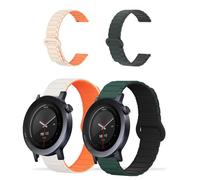 HUKWIMO 2 Pack Replacement Bands Compatible with CMF By Nothing Watch 3 Pro Smartwatch, Breathable Magnetic Silicone Sport Wristbands for Men and Women(Orange,Dark Green)