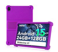 HUKWIMO Case for Urao C107, 10.1 inch, Soft Silicone Shockproof Tablet Cover, Shockproof Rugged Protective Case, Full Body Protective Anti-Scratch Flexible Bumper (Purple)