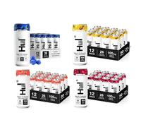 Hul Daily A-Z Vitamins Energy Drink - 12 x 330ml Cans Case | Choose from Pineapple & Mango, Blue Raspberry, Watermelon or Cherry & Raspberry, | Low-Calorie Caffeinated Drink with Essential Vitamins