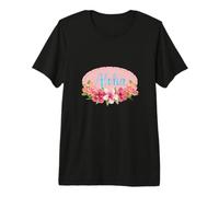 Hula Dance Hula Lesson Aloha Tropical Hawaii Hibiscus Cute Popular Plumeria Hawaiian Black Premium T-Shirt