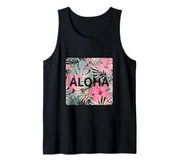Hula Dance Hula Lesson Aloha Tropical Hawaii Hibiscus Cute Popular Plumeria Hawaiian Black Tank Top