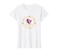 Hula Dance Hula Lesson Aloha Tropical Hawaii Hibiscus Cute Popular Plumeria Hawaiian Black Value Graphic T-Shirt, Women, White, L