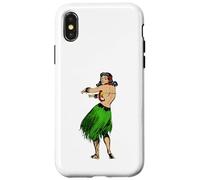 Hula Girl Hawaiian Vacation Hawaii Dancer Pin Up Case for iPhone X/XS