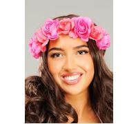 Hula Girl Pink Flower Hawaiian Headband