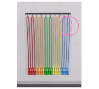 Hula Hoop and Jump Rope Storage Rack, Metal Hula Hoop Organizer, Fitness Hoop Display Stand for Home Gym, Durable Exercise Equipment Holder, Space-Saving Fitness Accessories