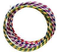 Hula Hoop - Multicolor Glitter Lightweight Plastic Fitness Ring - 45cm, 55cm, 65cm, 75cm - Ideal for Exercise, Weight Loss, Dance & Party Games (12, X-Large 75cm)