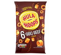 Hula Hoops BBQ Beef 6 x 24g