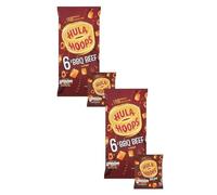 Hula Hoops BBQ Beef Flavour Crisps, 24g, Pack of 12