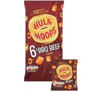 Hula Hoops BBQ Beef Flavour Crisps, 6 Pack Multipack